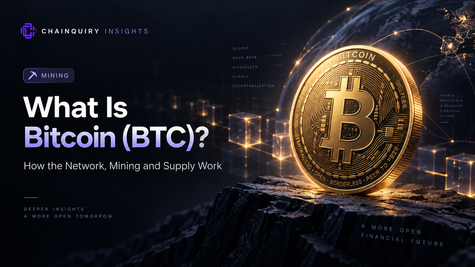 What Is Bitcoin (BTC)? How the Network, Mining and Supply Work