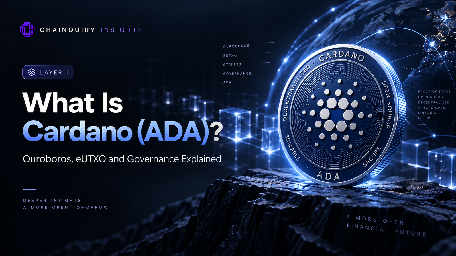 What Is Cardano (ADA)? Ouroboros, eUTXO and Governance Explained