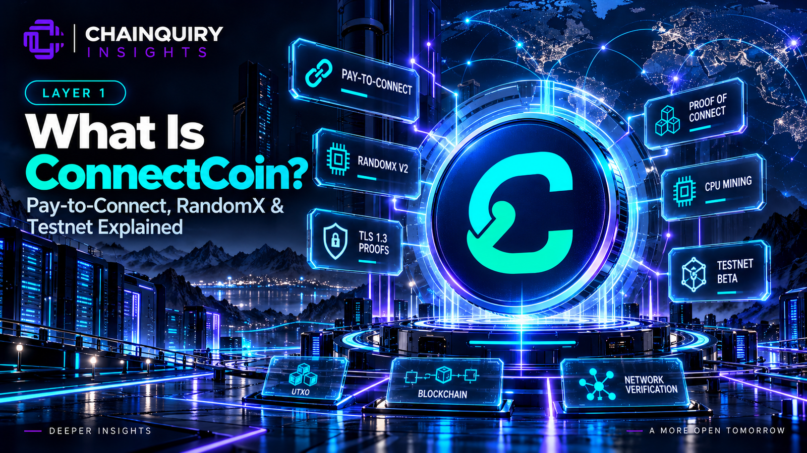 What Is ConnectCoin? Pay-to-Connect, RandomX & Testnet Explained