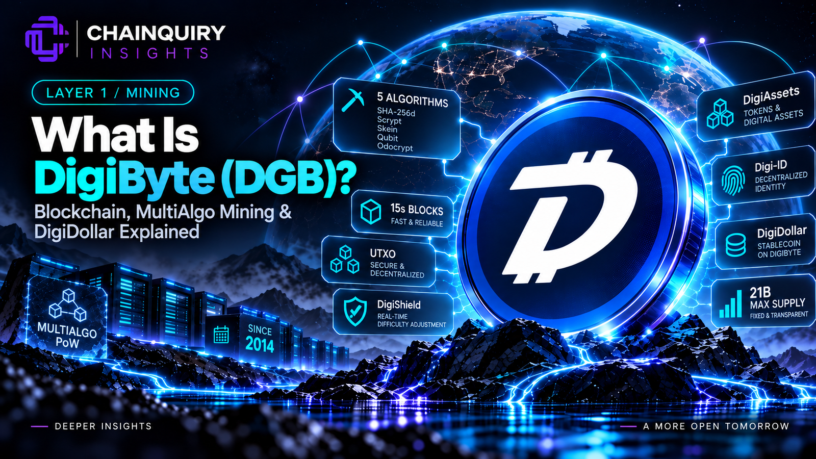 What Is DigiByte (DGB)? Inside the Blockchain, MultiAlgo Mining & DigiDollar