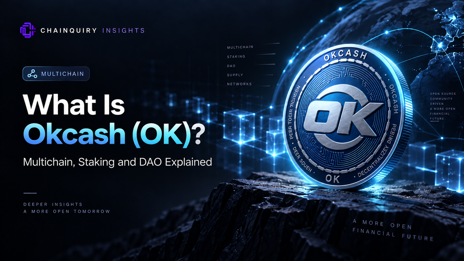 What Is Okcash (OK)? Multichain, Staking and DAO Explained