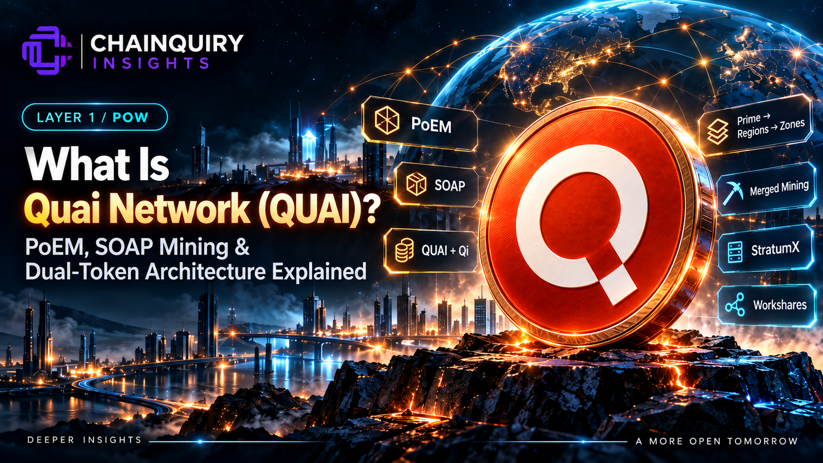 What Is Quai Network (QUAI)? PoEM, SOAP Mining & Dual-Token Architecture Explained