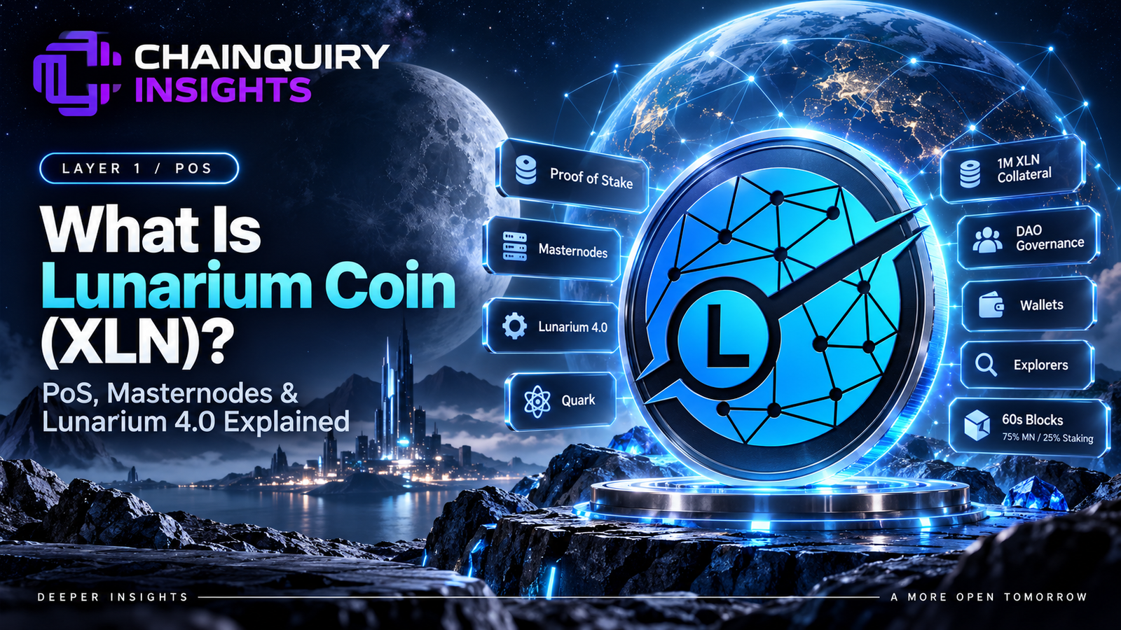 What Is Lunarium Coin (XLN)? PoS, Masternodes & Lunarium 4.0 Explained