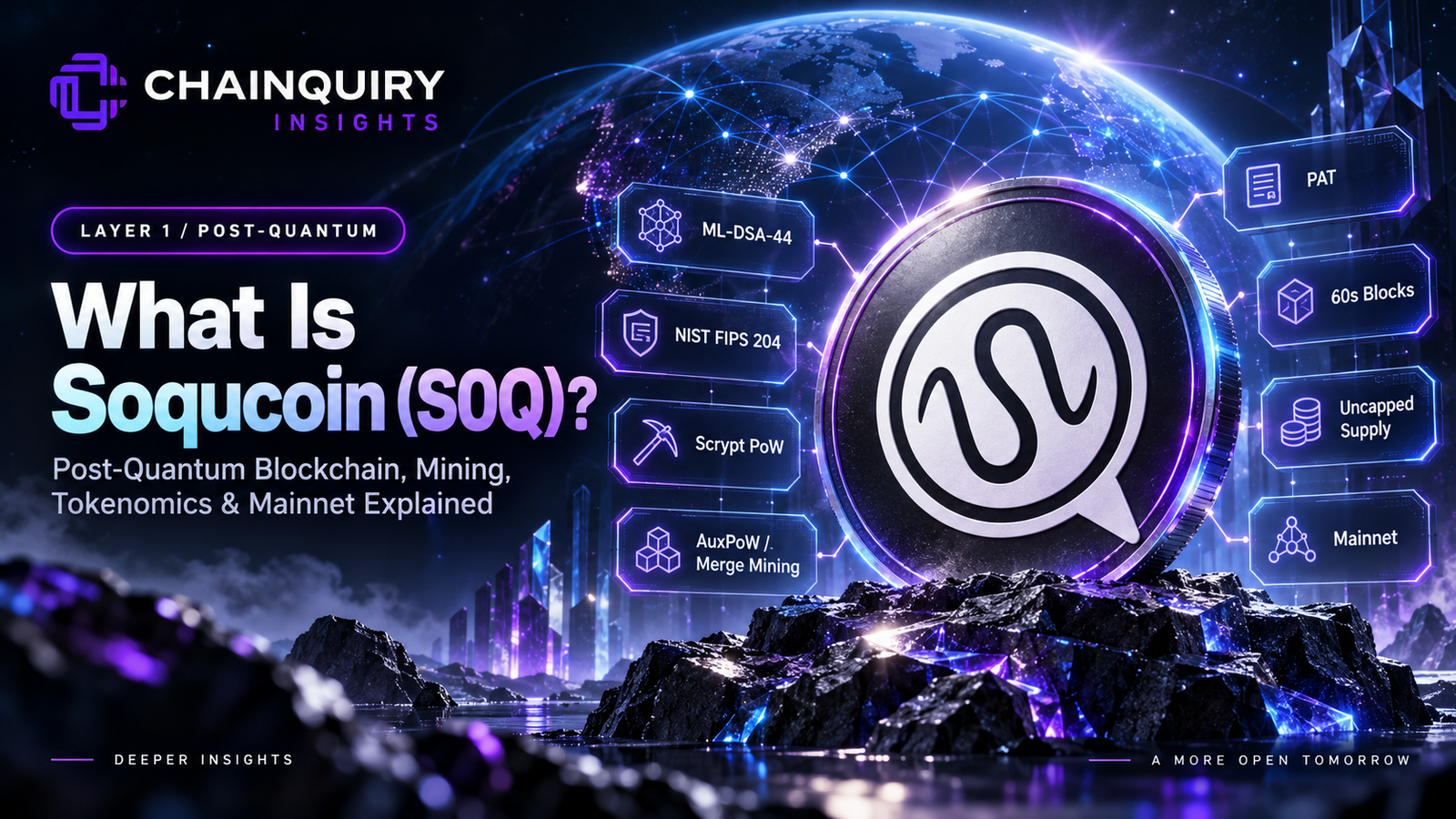 What Is Soqucoin (SOQ)? Post-Quantum Blockchain, Mining, Tokenomics & Mainnet Explained
